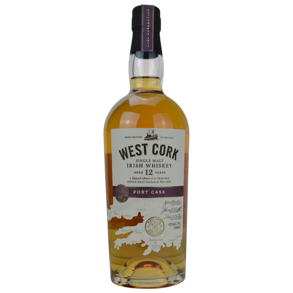 West Cork Single Malt 12 Jahre Port Cask 0,7 l