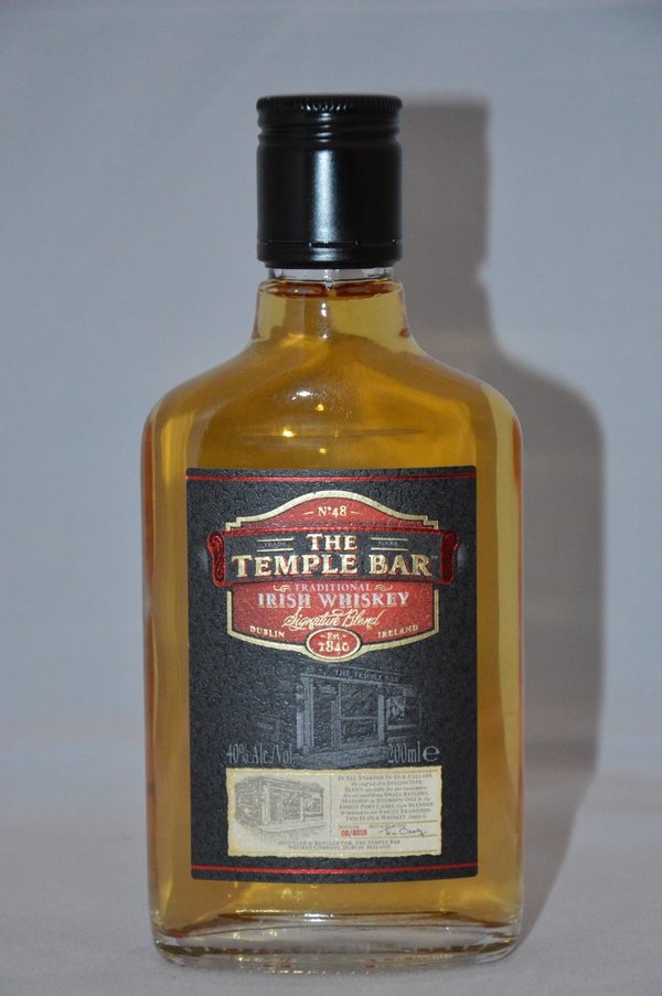 The Temple Bar Traditional Irish Whiskey 0,2 l