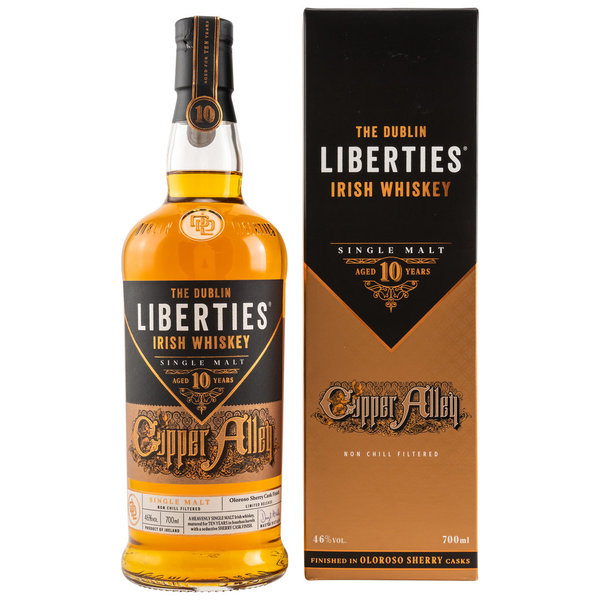 The Dublin Liberties Copper Alley 10 Jahre Whiskey 0,7 l