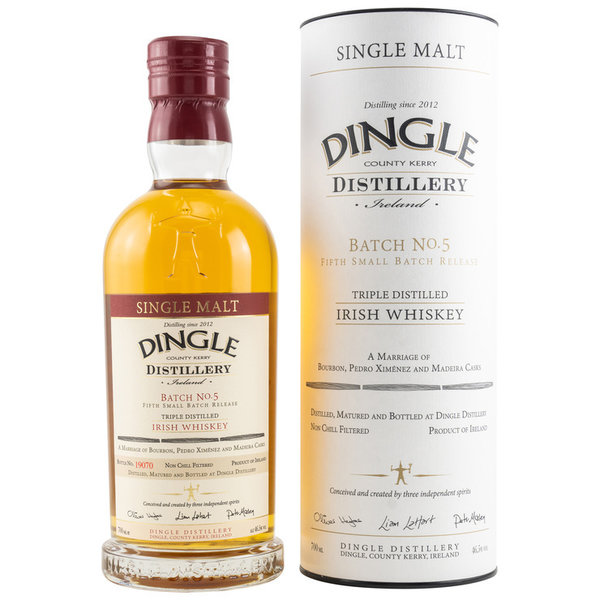 Dingle Single Malt Whiskey Batch 5 0,7 l