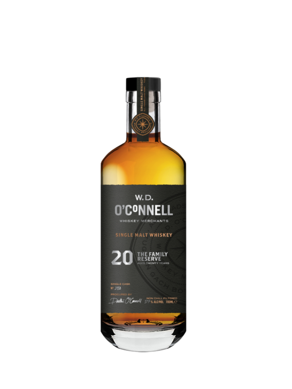 W.D. O'Connell Family Reserve - 20 Jahre Bourbon Cask Single Malt Whiskey 0,7 l